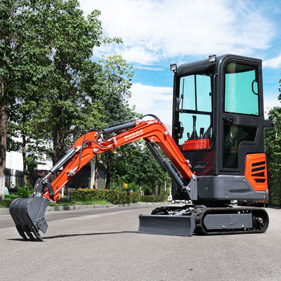 Mini excavadora hidráulica personalizable para uso agrícola de 1,2 toneladas fácil de operar