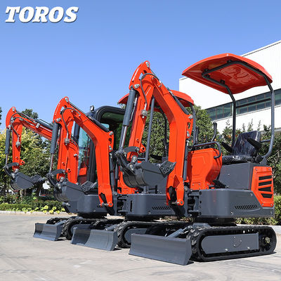 Excavadora Mini Crawler ligera Max. Profundidad de excavación vertical 1655 mm
