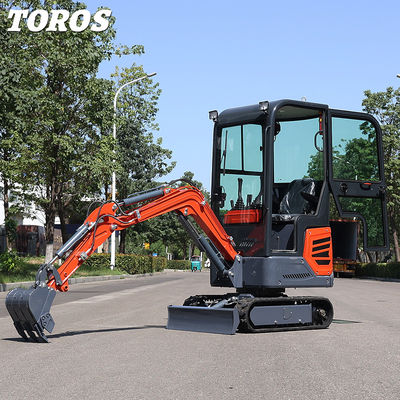 Mini excavadora de rastreo de personalización Equipo de excavación pequeño Certificado EPA