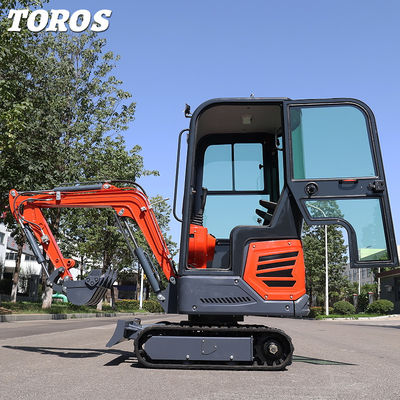 Excavadora Mini Crawler ligera Max. Profundidad de excavación vertical 1655 mm