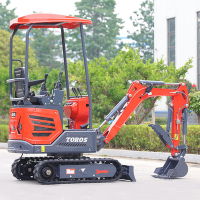 Excavadora multipropósito de 1,2 T Excavadora de jardín pequeña 2870*930*2030mm Dimensión