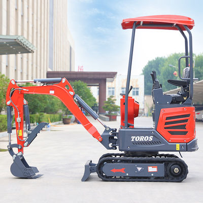 Manejo de materiales Mini excavadora de 1,2 toneladas