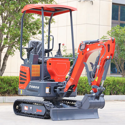 Excavadora de alta eficiencia energética de mini excavadora de 1,2 toneladas