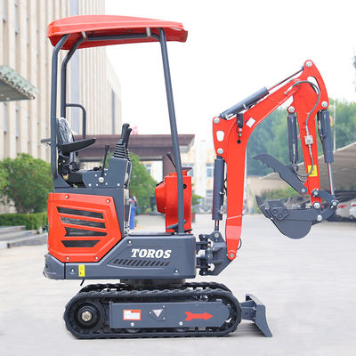 Excavadora Mini Crawler de 1,2 toneladas muy maniobrable 180 mm Ancho de vía