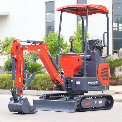 Excavadora Mini Crawler de 1,2 toneladas muy maniobrable 180 mm Ancho de vía