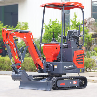 Excavadora comercial de 1,2 toneladas Excavadora hidráulica de pequeño tamaño de 20 CV