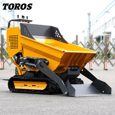 Cuerpo de acero de aluminio Mini Dumper 500 kg para espacios estrechos Alta estabilidad