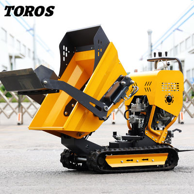 Stand de carga delantero en el diesel Mini Crawler Dumper 200Hp-400Hp potencia