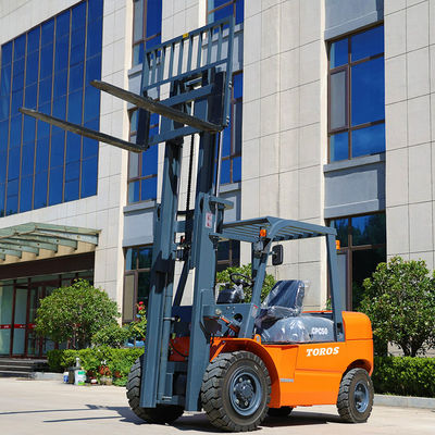 Dirección de potencia Cargas pesadas Motor diesel Camión elevador 3-6m Alturas de elevación
