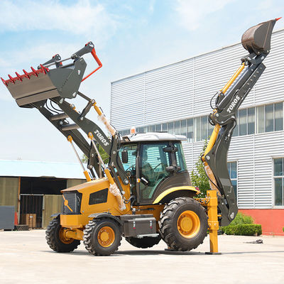 2500 kg de carga nominal Máquina de carga de retroexcavadora para la construcción