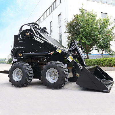 Capacidad de funcionamiento 1000-1500Lbs Mini Skid Steer Loader fácil de controlar