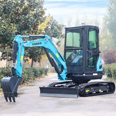 1Excavadora hidráulica de 2 toneladas en espacios reducidos