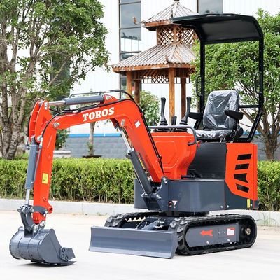 Excavadora mini hidráulica con motor diesel EPA para proyectos de construcción