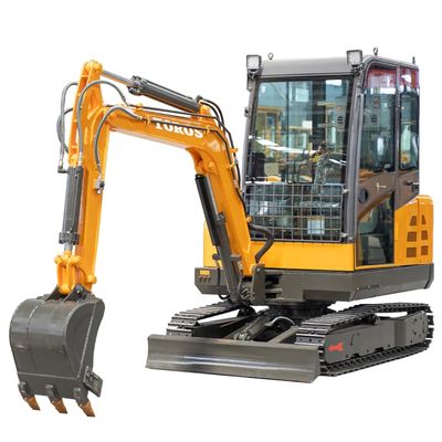 Máquina mini excavadora versátil con ancho de vía de 300 mm y capacidad de 3,5 toneladas