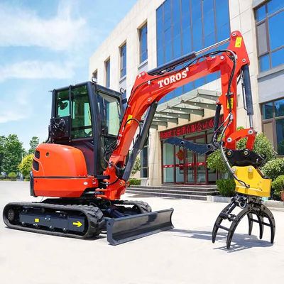 Excavadora hidráulica mini TE-35 compacta y confiable con capacidad de 0.09m3