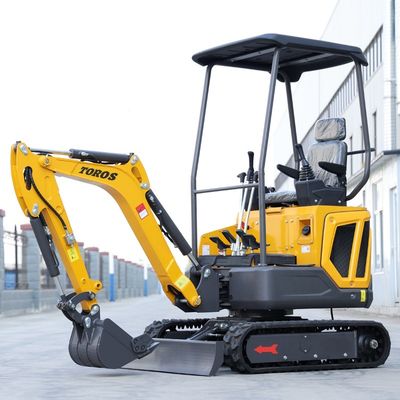 1.2 toneladas Mini Excavadora de Excavadora Hidráulica Transporte de la pista Centro de la distancia 920 mm