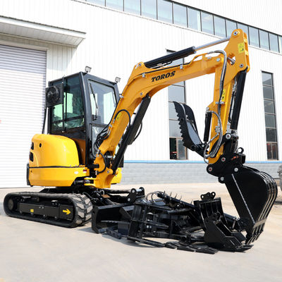 Mini excavadora de 3,5 toneladas con motor Kubota Pequeña excavación CE EPA EURO5 Micro excavadora