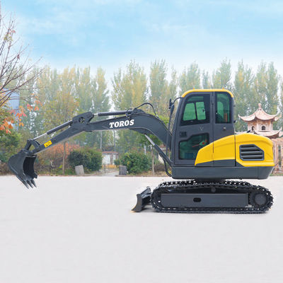 Altura máxima de excavación 4450 mm Máquina mini excavadora con longitud de palo de 1240 mm