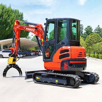 Mini excavadora Toros de 3,5 toneladas con motor Kubota Micro Excavadora Multifunciones