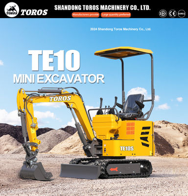 Toros la última excavadora mini, excavadora pequeña multifuncional, colores personalizables