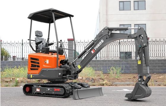 Excavadora miniatura de 1 tonelada 2 toneladas Mini excavadora de construcción máquina de excavación de bolsa