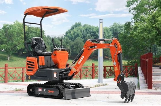 Mini excavadora 1200kg de peso operativo, motor Kubota