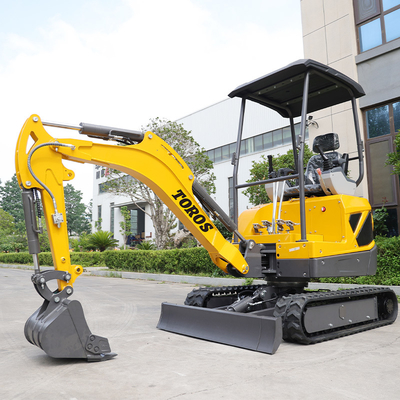 Mini Excavadora para la venta, 2Ton 3.5Ton máquina de pista con cubo reforzado para proyectos a pequeña escala