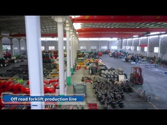 alta carretilla elevadora 30 Gal Fuel Tank Capacity del terreno áspero de los 20ft 000 libras de peso