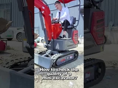 1200kg escalabilidad máxima compacta diesel del excavador 30° de la cabina cerrada