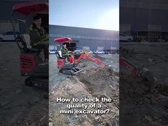 Excavadora de 1.2 toneladas para uso residencial y comercial Mini Excavadora de rastreo personalizada
