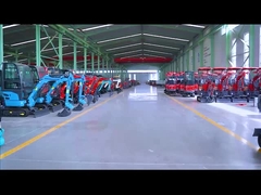 Mini excavador de Toros sobre orugas pequeño equipo de excavación de 2,6 toneladas para la reparación de carreteras